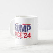 Trump Vance 2024 Kaffeetasse (Vorderseite Links)