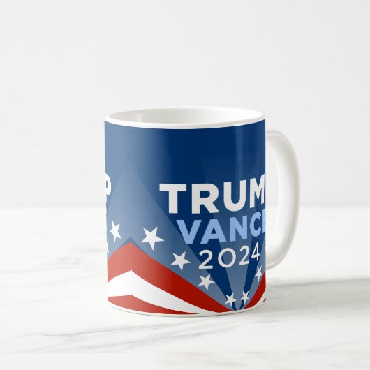 Trump Vance 2024 Kaffeetasse (VorderseiteRechts)