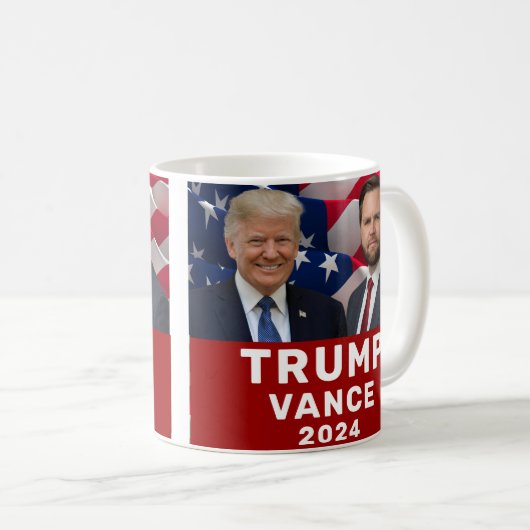 Trump Vance 2024 Kaffeetasse (VorderseiteRechts)