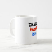 TRUMP VANCE 2024 KAFFEETASSE (Vorderseite Links)