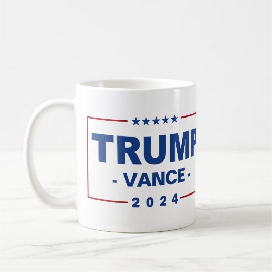 TRUMP / VANCE 2024 KAFFEETASSE (Links)