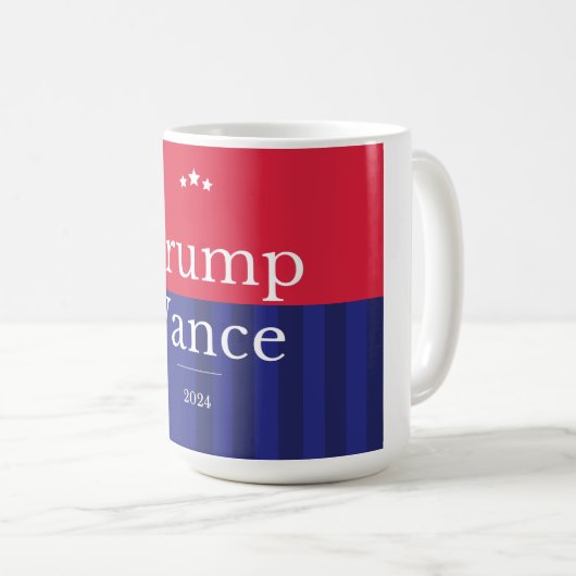 Trump Vance 2024 Kaffeetasse (VorderseiteRechts)