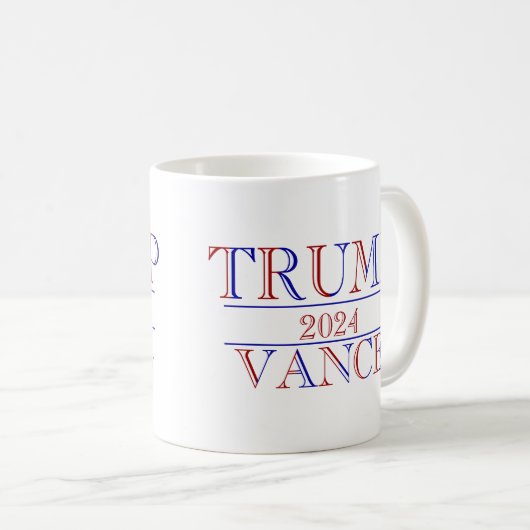 Trump Vance 2024 Kaffeetasse (VorderseiteRechts)