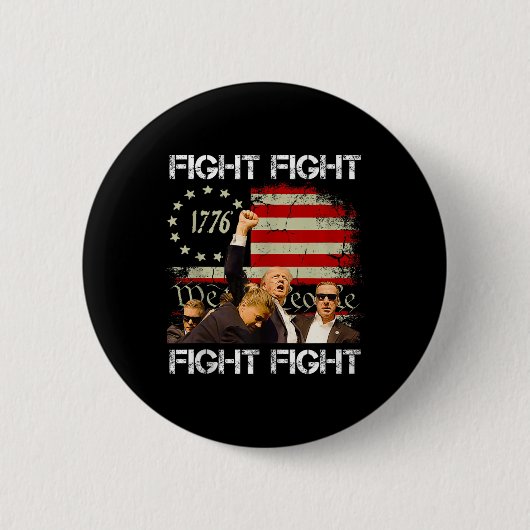Trump Vance 2024 Kampf Button (Vorderseite)