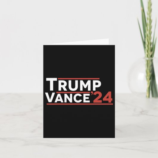 Trump Vance 2024 Karte (Vorderseite)