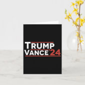 Trump Vance 2024 Karte (Gelbe Blume)