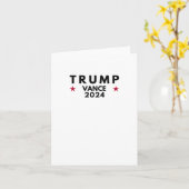 Trump Vance 2024 Karte (Gelbe Blume)