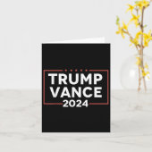Trump Vance 2024 Karte (Gelbe Blume)