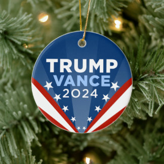 Trump Vance 2024 Keramik Ornament