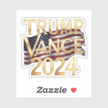 Trump Vance 2024 Konservative Werte, Sticker