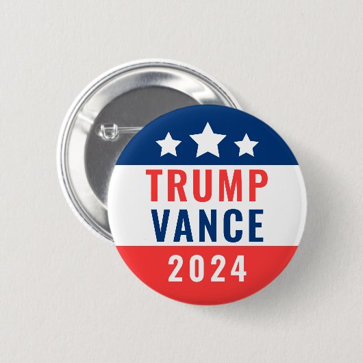 Trump Vance 2024 macht Amerika wieder zu einer gro Button (Vorne & Hinten)