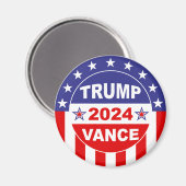 TRUMP VANCE 2024 MAGNET (Vorderseite/Rückseite)