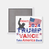 TRUMP VANCE 2024 MAGNET (Vorderseite/Rückseite)