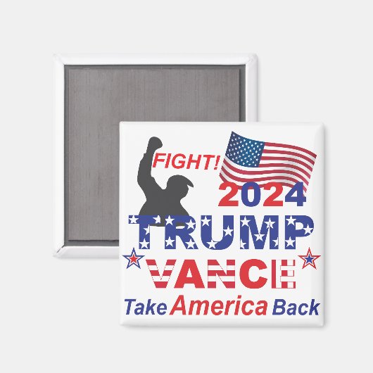TRUMP VANCE 2024 MAGNET (Vorderseite/Rückseite)