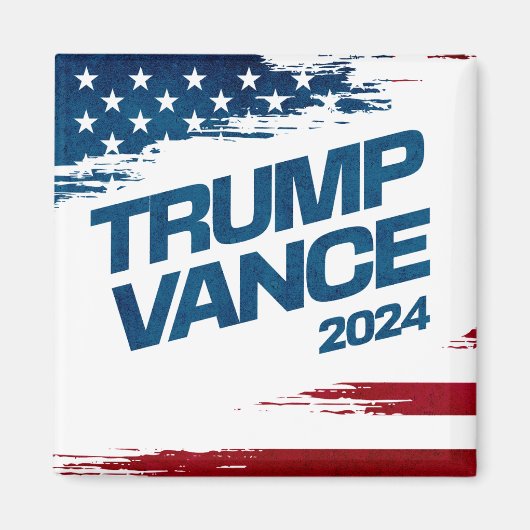 Trump Vance 2024 Magnet (Vorne)