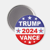 TRUMP VANCE 2024 MAGNET (Vorderseite/Rückseite)