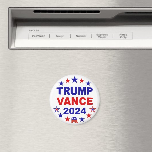 Trump Vance 2024 Magnet (In Situ (Geschirrspüler))