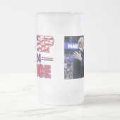 Trump Vance 2024 Mattglas Bierglas (Mittel)