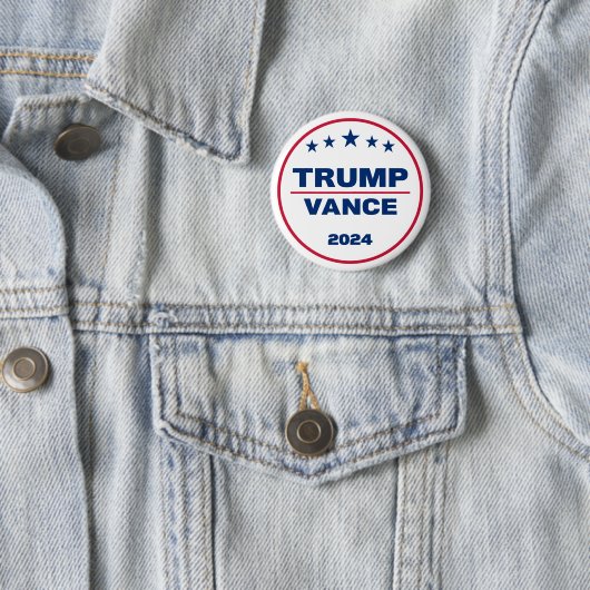 Trump Vance 2024 nimmt die Wahl 2024 zurück Button (Beispiel)