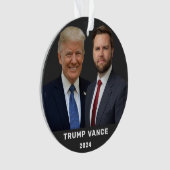Trump Vance 2024 Ornament (Vorderseite)
