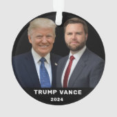 Trump Vance 2024 Ornament (Rückseite)