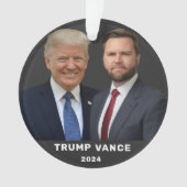 Trump Vance 2024 Ornament (Vorderseite)
