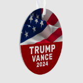 Trump Vance 2024 Ornament (Vorderseite)