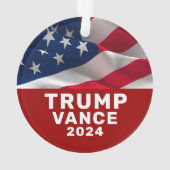 Trump Vance 2024 Ornament (Rückseite)