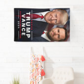 Trump Vance 2024 Politische Kampagne Banner (Insitu)