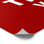 Trump Vance 2024 Poster (Ecke)