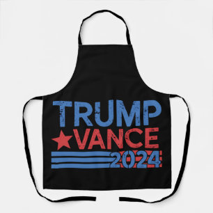 Trump Vance 2024 Präsident 47 USA Vintag Schürze