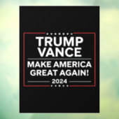 Trump Vance 2024 Präsident JD Vance Vice MAGA Fensteraufkleber (Blatt 3)