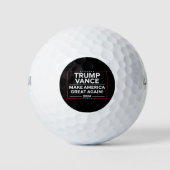 Trump Vance 2024 Präsident JD Vance Vice MAGA Golfball (Vorderseite)