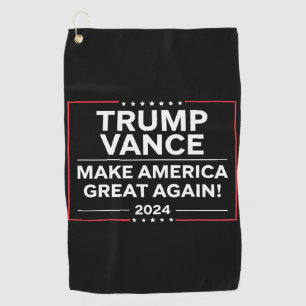 Trump Vance 2024 Präsident JD Vance Vize MAGA Golfhandtuch