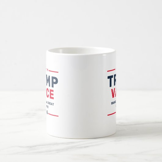 Trump Vance 2024 Präsident Kaffeetasse (Mittel)