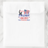 TRUMP VANCE 2024 QUADRATISCHER AUFKLEBER (Tasche)