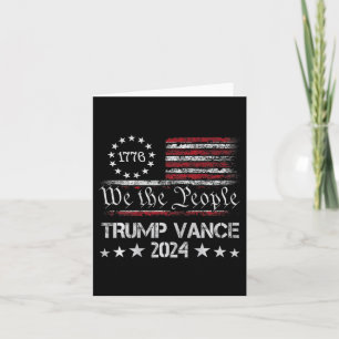 Trump Vance 2024 Retro Stripe Trump Jd Vance (auf Karte