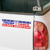 TRUMP VANCE 2024 RETTE AMERIKA AUTOAUFKLEBER (Auf Lkw)