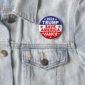 TRUMP VANCE 2024 RETTE AMERIKA BUTTON (Beispiel)