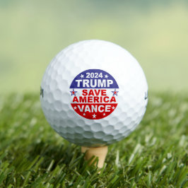 TRUMP VANCE 2024 RETTE AMERIKA GOLFBALL
