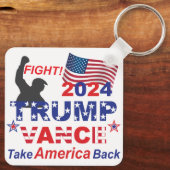 TRUMP VANCE 2024 SCHLÜSSELANHÄNGER (Rückseite)