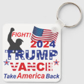 TRUMP VANCE 2024 SCHLÜSSELANHÄNGER (Rückseite)