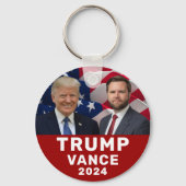 Trump Vance 2024 Schlüsselanhänger (Rückseite)