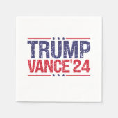 Trump Vance 2024 Serviette (Vorderseite)