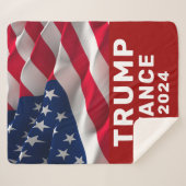 Trump Vance 2024 Sherpadecke (Vorderseite (Horizontal))