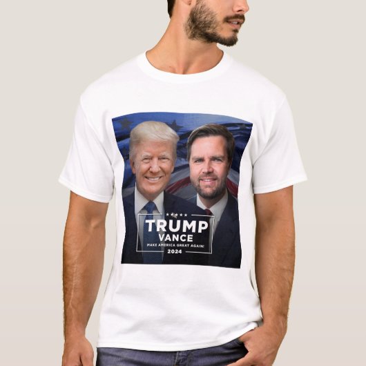 Trump/Vance 2024-Shirt T-Shirt (Vorderseite)