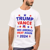 Trump Vance 2024 T-Shirt (Vorderseite)