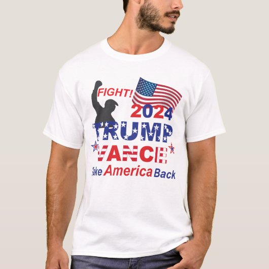 TRUMP VANCE 2024 T-Shirt (Vorderseite)