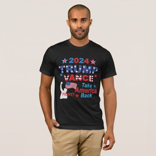 TRUMP VANCE 2024 T-Shirt (Vorne ganz)