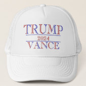 Trump Vance 2024 Truckerkappe (Vorderseite)